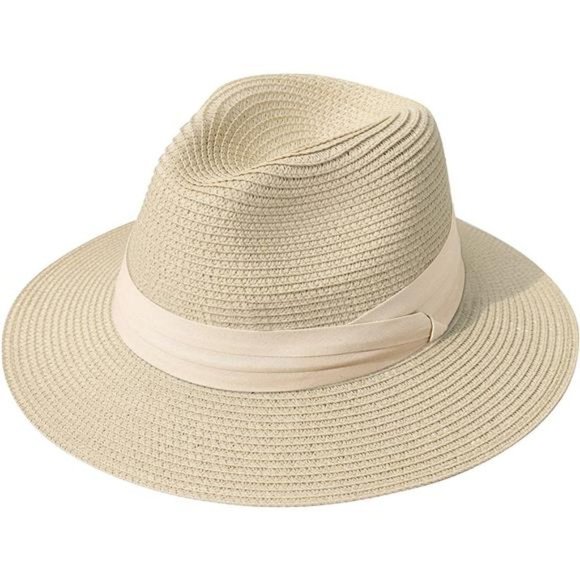 FEDORA Beach Sun Hat UPF50+ Beige/Khaki